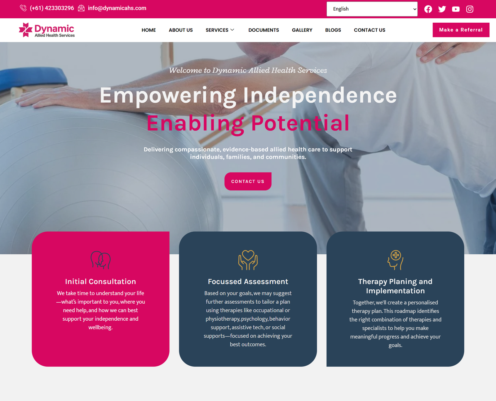 Dynamic Allied Health Services